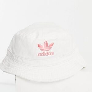 Adidas Bucket Hat Embroidered W/Pink Adidas Badge Sweatband Wick Tech. Soft Hat